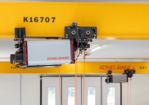Konecranes S-series cranes in factory